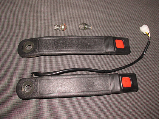 87 88 89 Toyota MR2 OEM Seat Belt Receiver Buckle Set