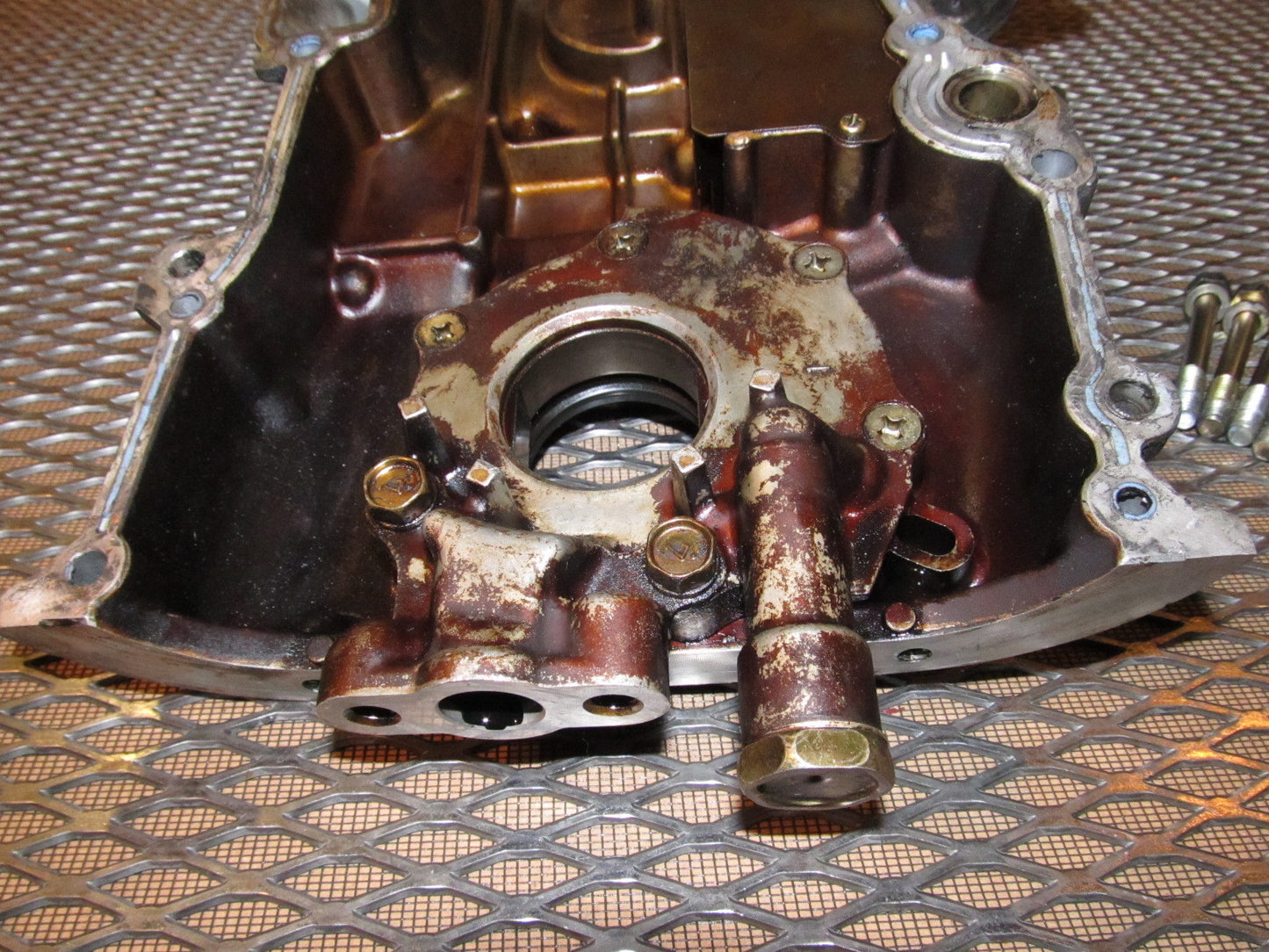 91 92 93 94 Nissan 240SX OEM Engine Front Cover - Water Pump Housing