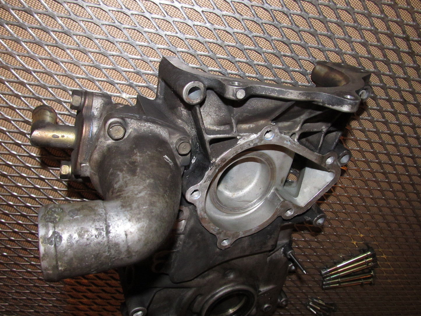 91 92 93 94 Nissan 240SX OEM Engine Front Cover - Water Pump Housing