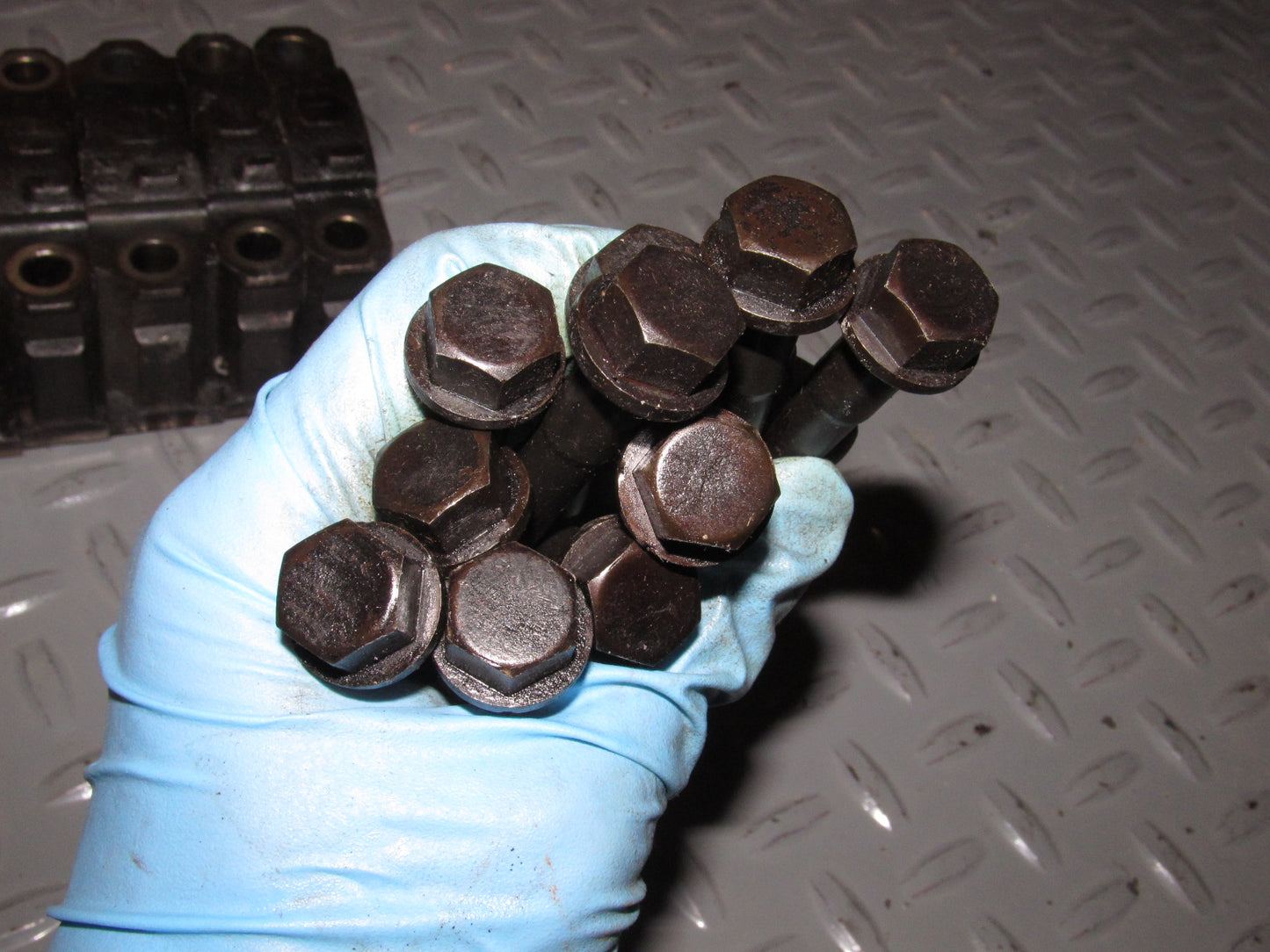 94 95 96 97 98 99 Toyota Celica 2.2L 5SFE OEM Crankshaft Main Bearing Cap Mounting Bolts