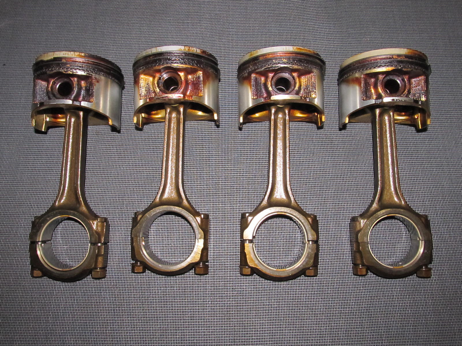 94 95 Acura Integra OEM B18B1 Piston & Rod Assembly - Set