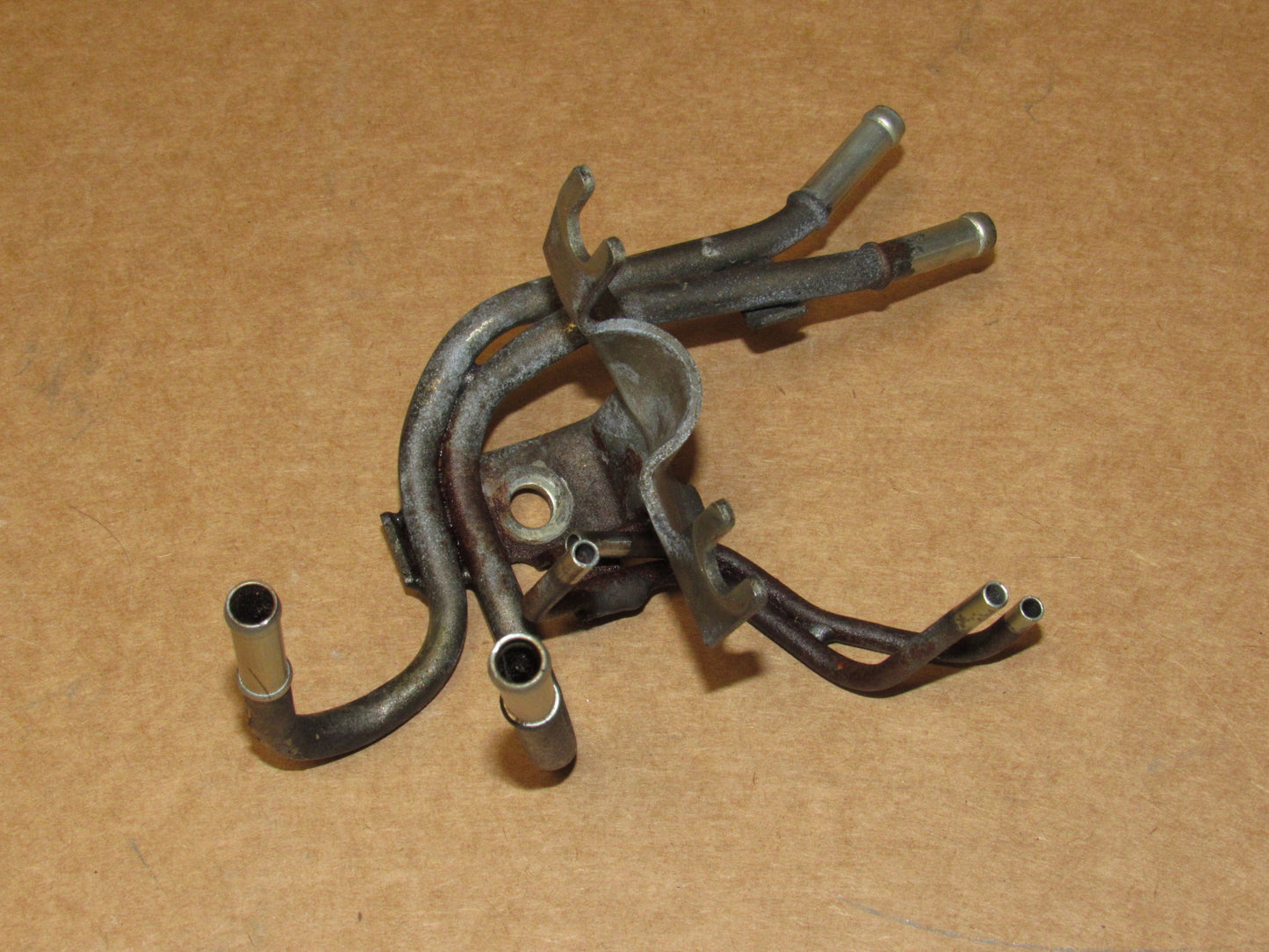 84 85 Mazda RX7 OEM Engine Solenoid Vacuum Line Hard Pipe Throttle Cable Holder Bracket