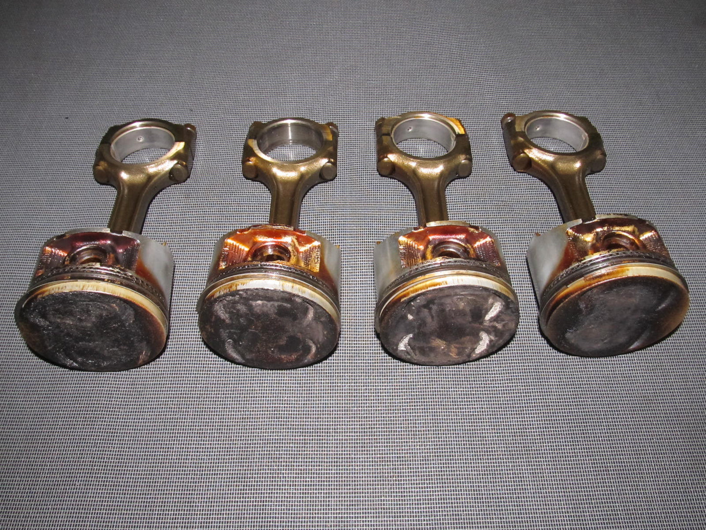 94 95 Acura Integra OEM B18B1 Piston & Rod Assembly - Set