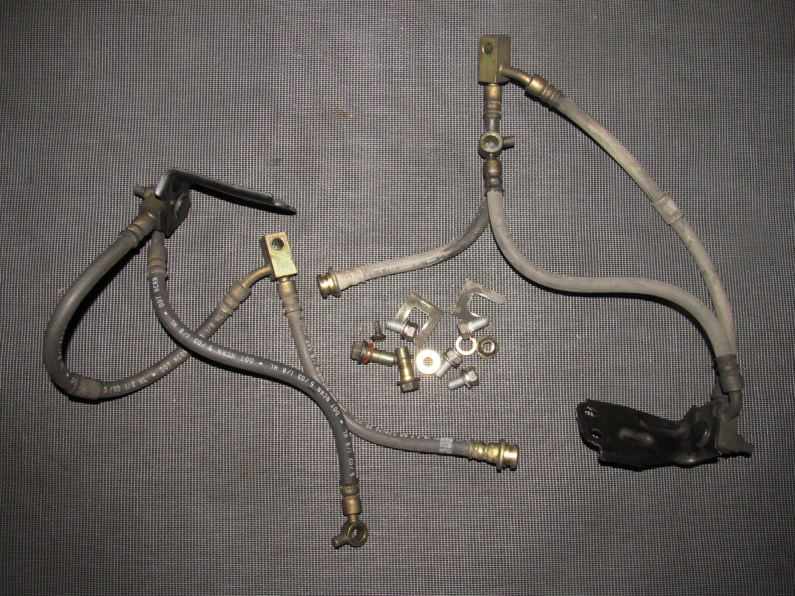 03-04 Infiniti G35 Sedan OEM Front Brake Hose Set