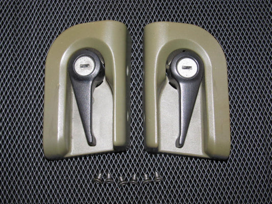 96-01 Audi A4 OEM Black Rear Seat Release Switch Handle with Key