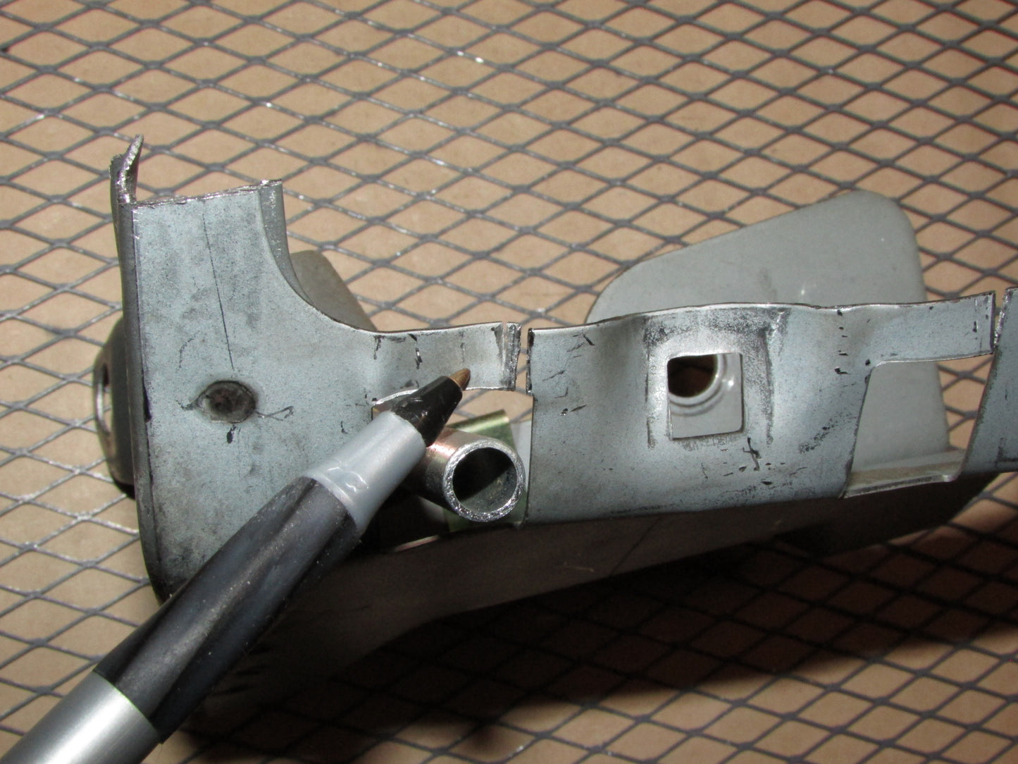 77 78 Datsun 280z OEM Dash Dimmer & Trip Reset Switch Mounting Bracket