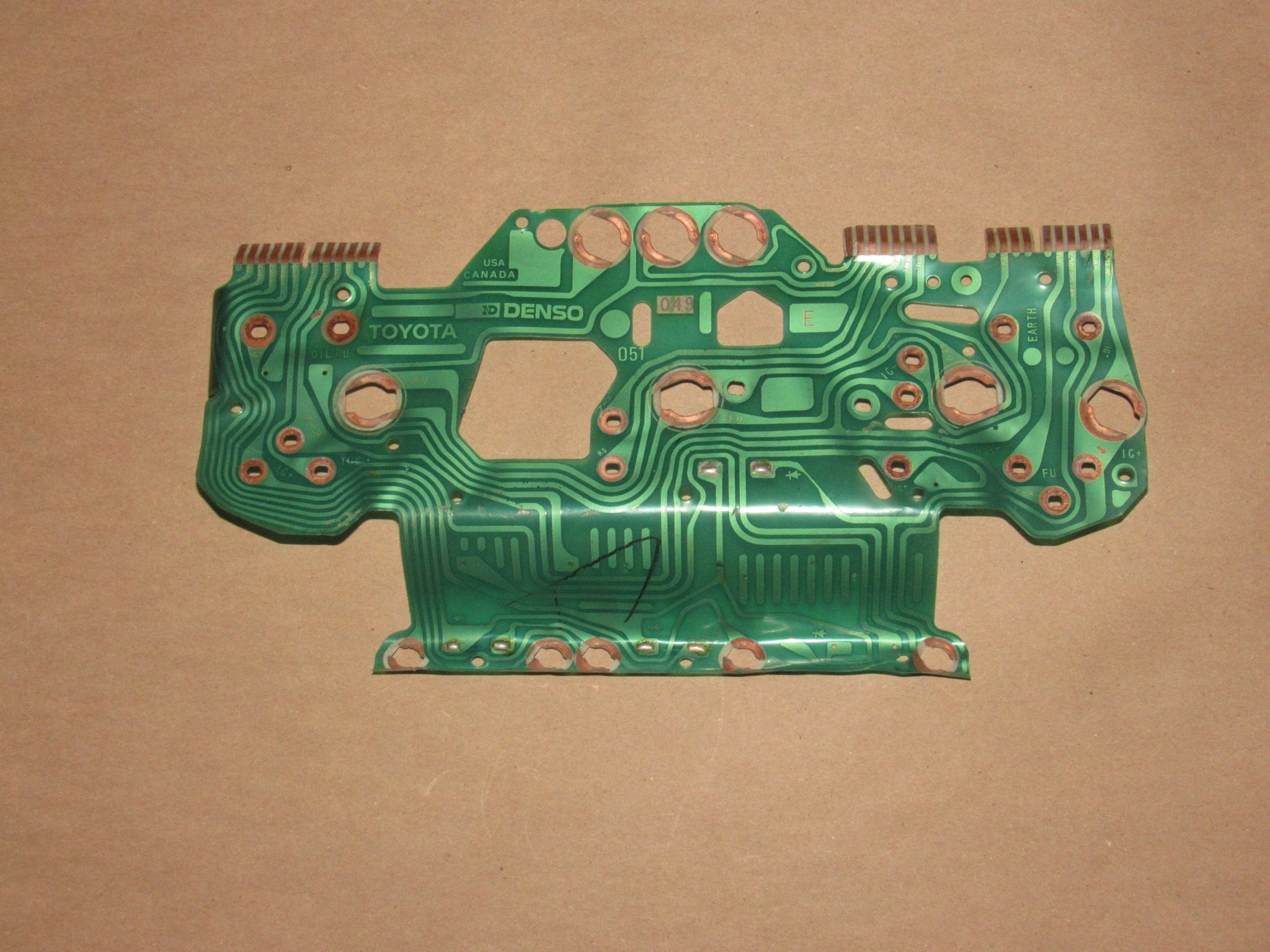 87 88 89 Toyota MR2 OEM Speedometer Instrument Cluster Circuit Board