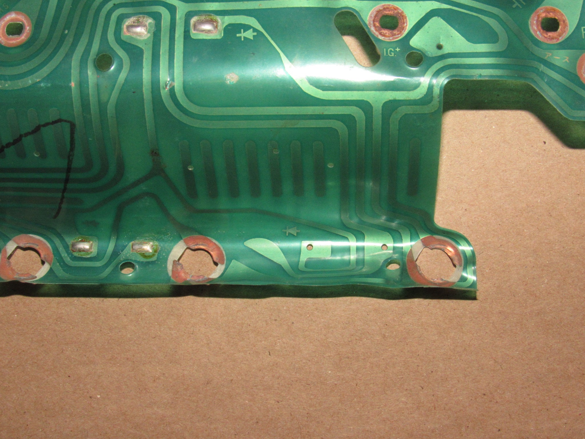 87 88 89 Toyota MR2 OEM Speedometer Instrument Cluster Circuit Board