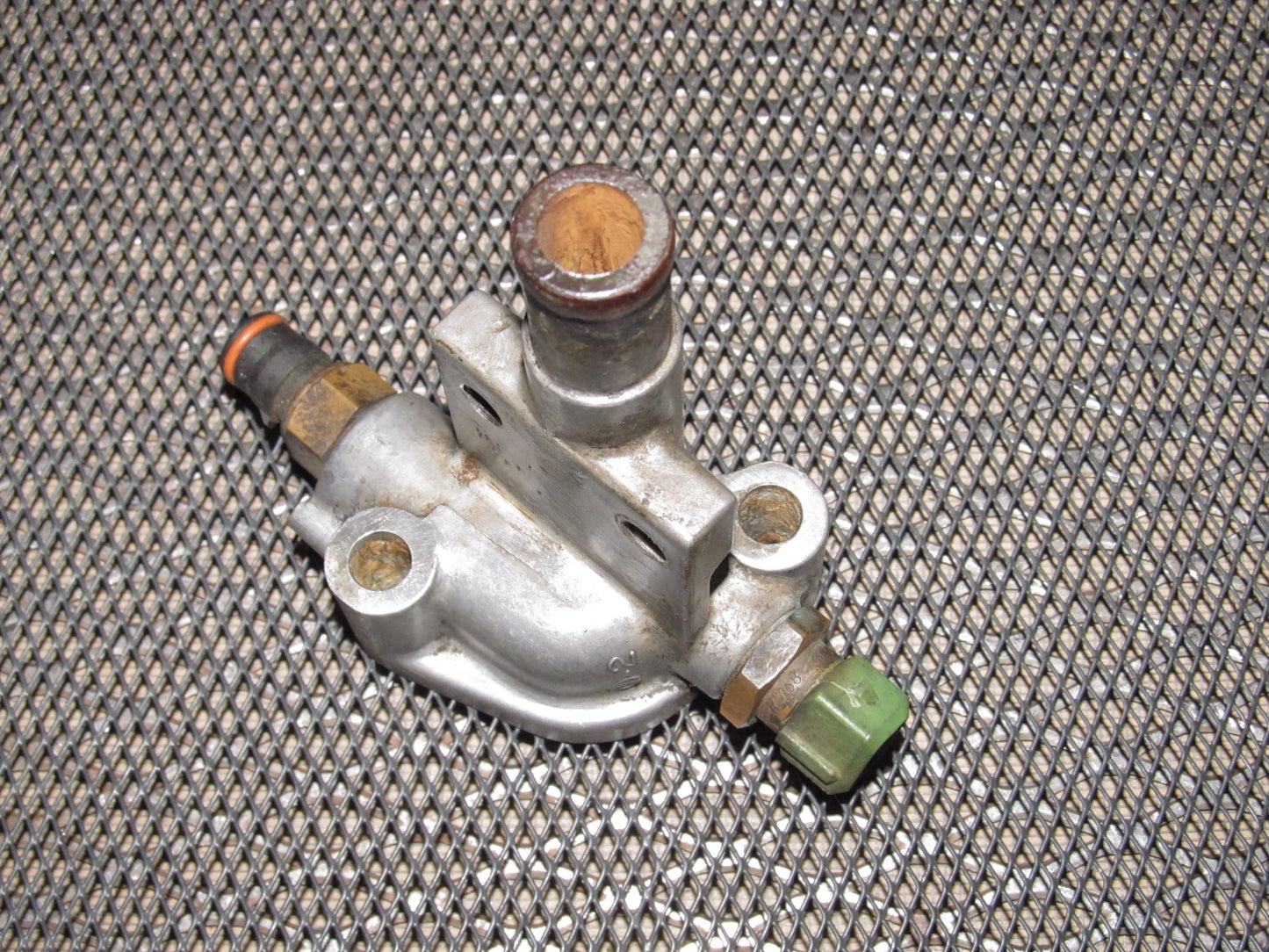 85 86 Toyota MR2 OEM Engine Coolant Water Neck & Sensor