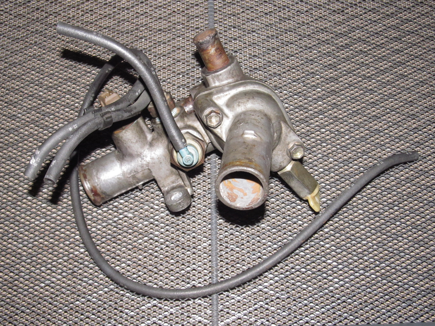 85 86 Toyota MR2 OEM Engine Coolant Thermostats Housing & Sensor