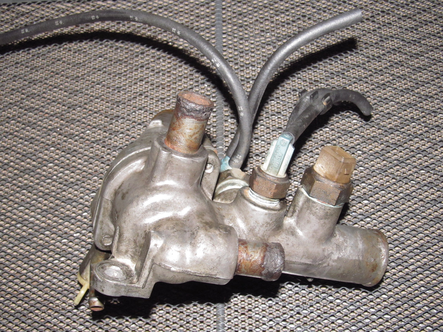 85 86 Toyota MR2 OEM Engine Coolant Thermostats Housing & Sensor