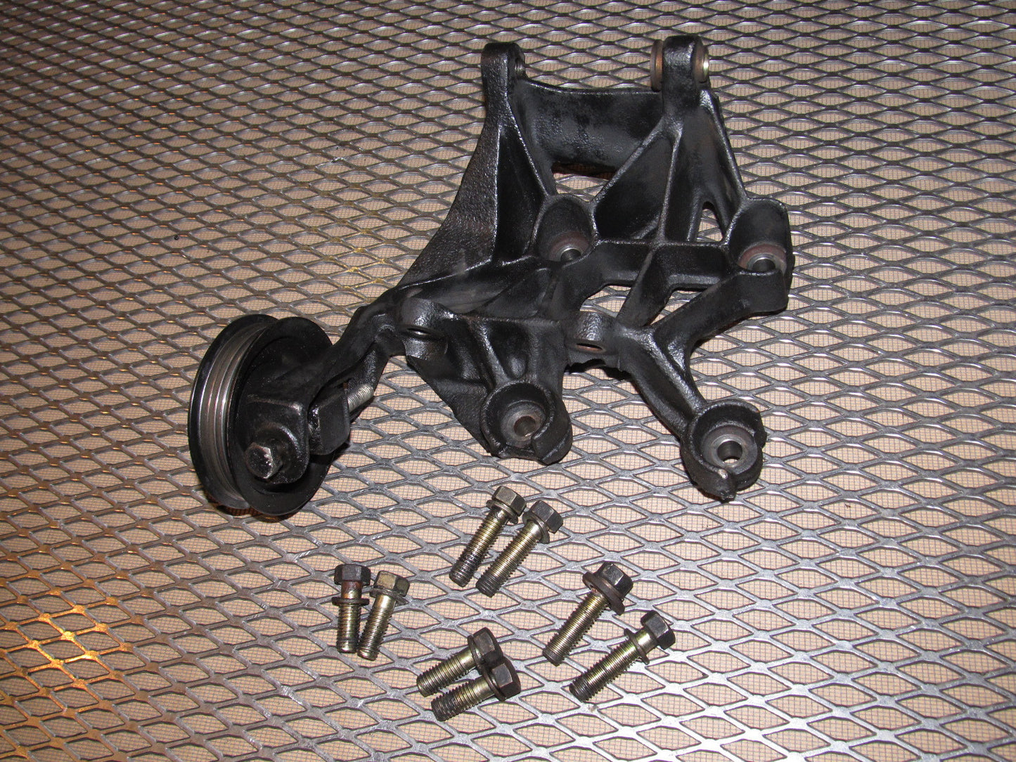 89 90 Nissan 240SX OEM A/C Compressor Mounting Bracket