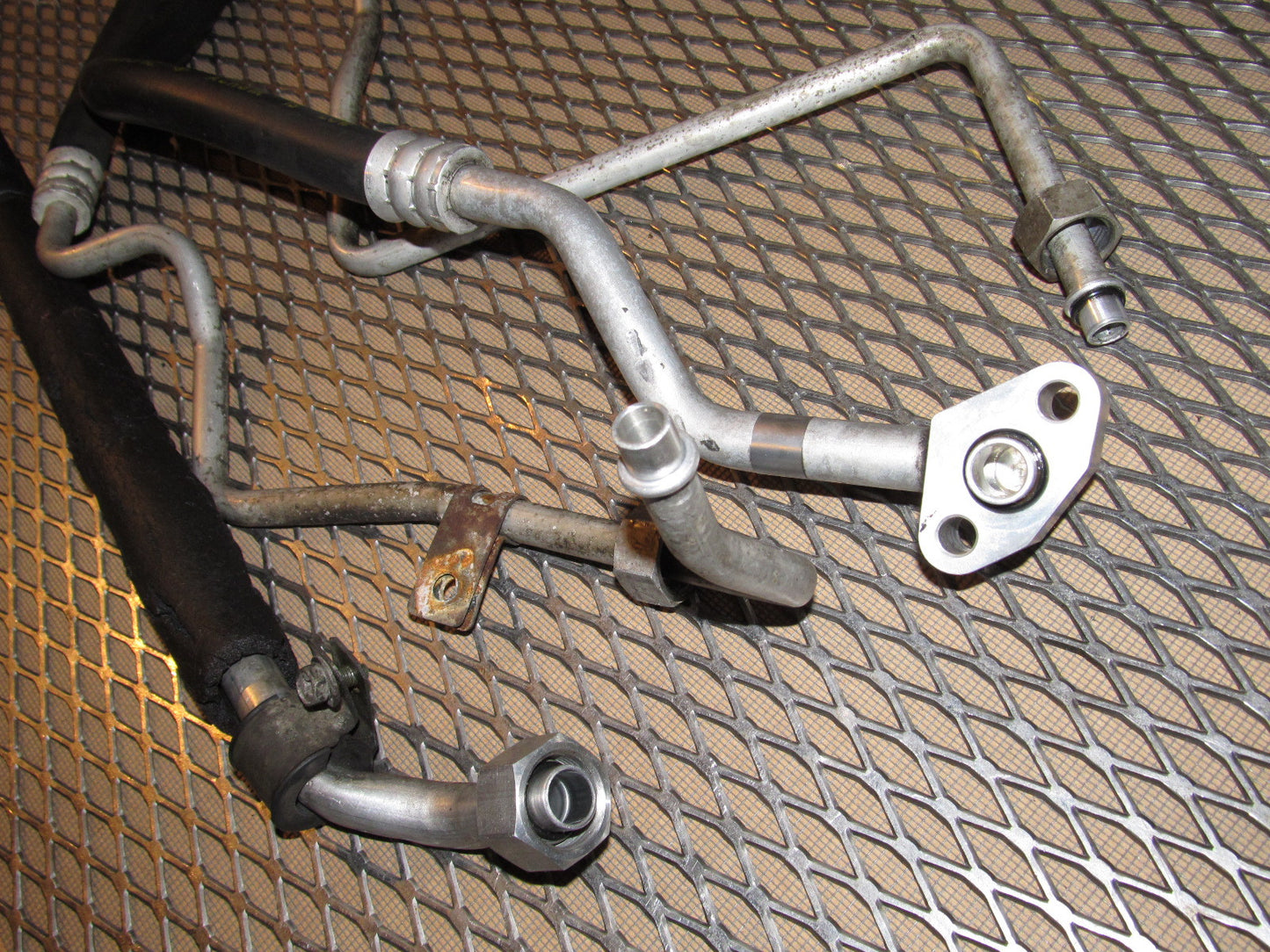 89 90 Nissan 240SX OEM A/C Hose & Fitting Set
