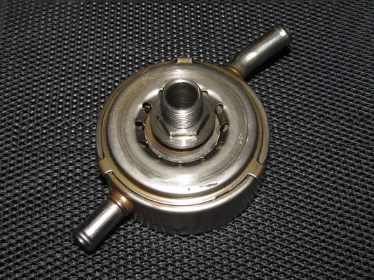 03-04 Infiniti G35 Sedan OEM Engine Oil Filter Adapter Cooler Block