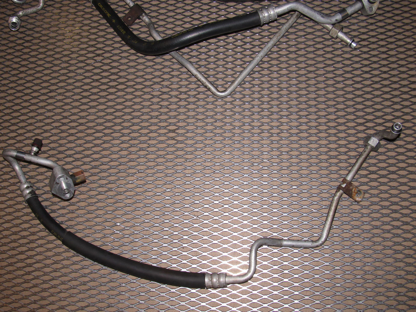 89 90 Nissan 240SX OEM A/C Hose & Fitting Set