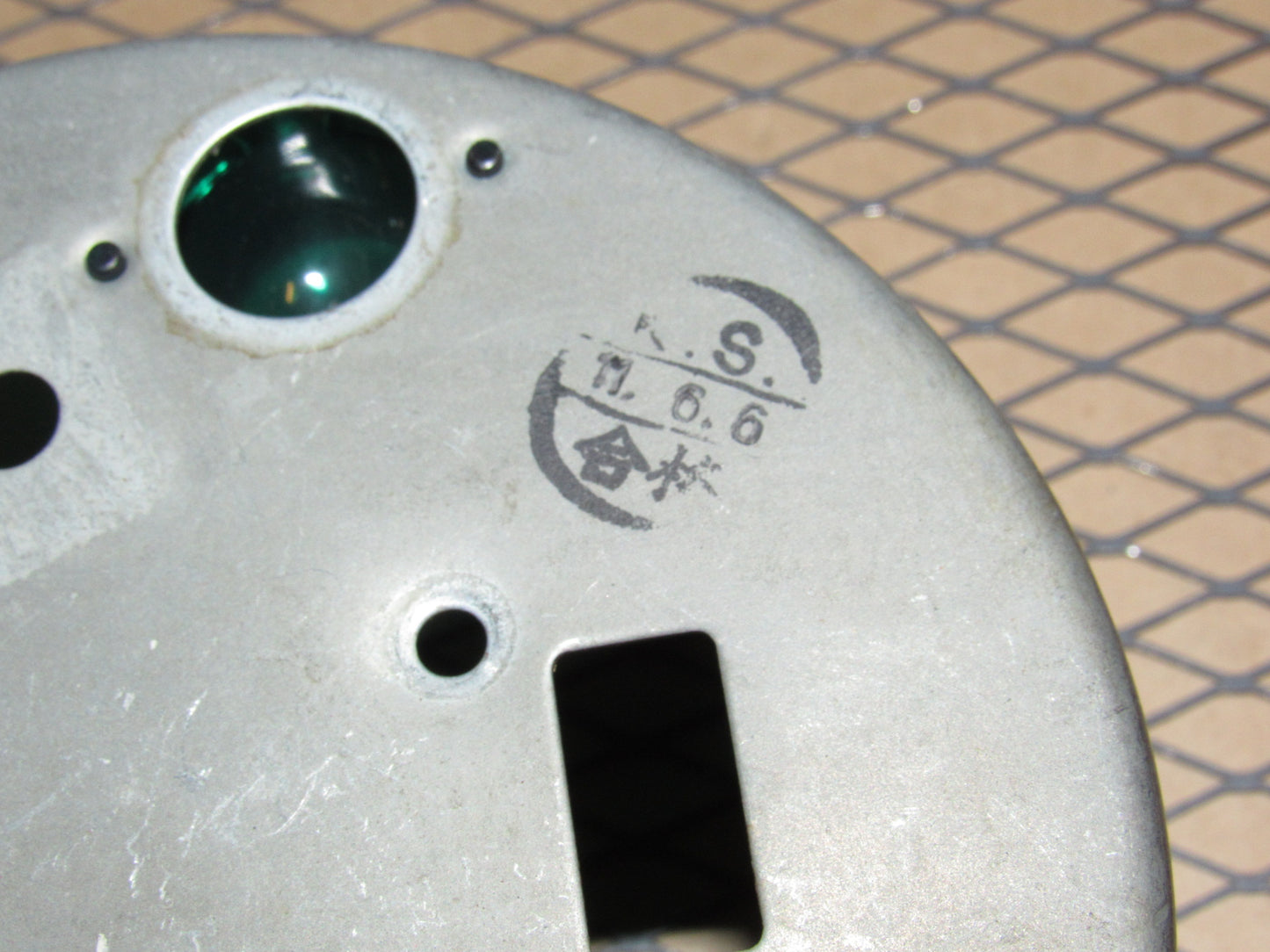 75 76 77 78 Datsun 280z OEM Tachometer Tach Rpm Meter Gauge Rear Housing Cover