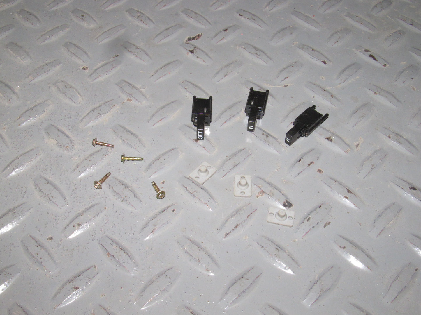 87 88 89 Toyota MR2 OEM Dash Clock Faceplate Cover Trim