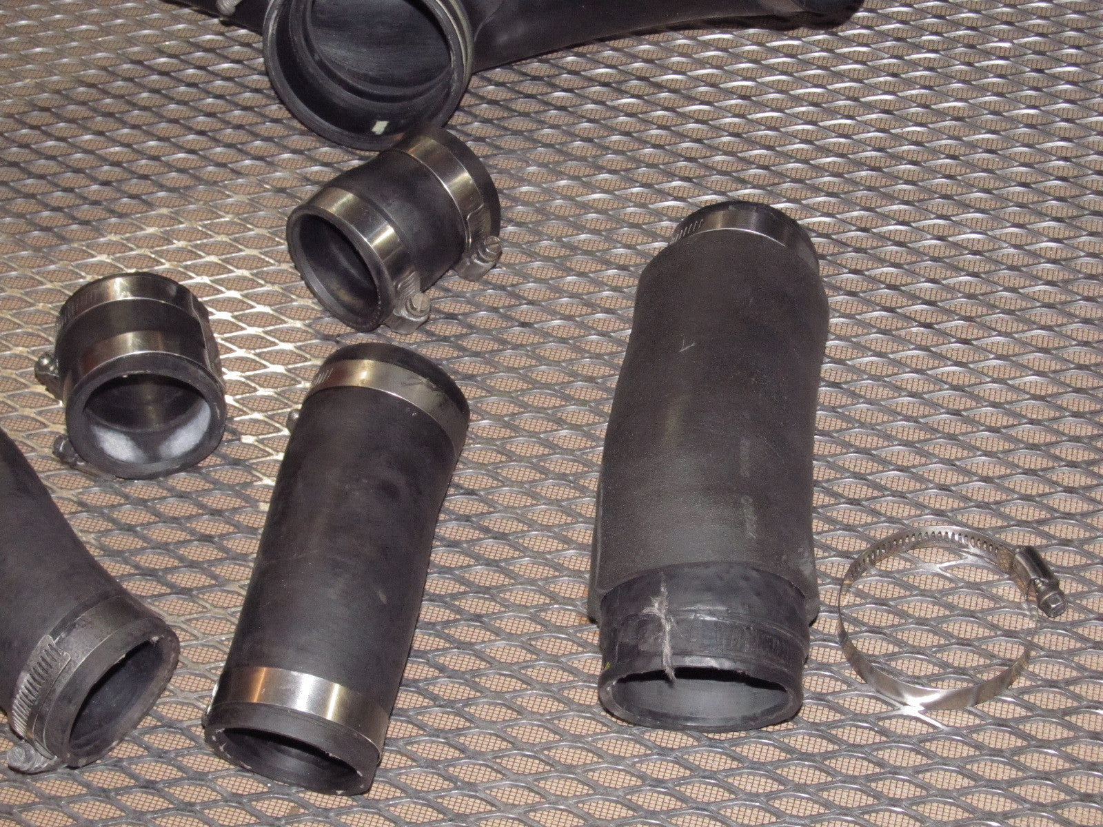 【USED】スティックターボII LOCKFIELD ST2 t2_pipe 90-96 Nissan 300zx OEM Air Duct & Hard Pipe - Set - Twin Turbo