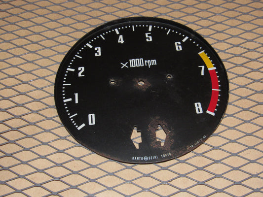 70 71 72 73 Datsun 240z OEM Tachometer Tach Rpm Meter Gauge Indicator Faceplate Cover