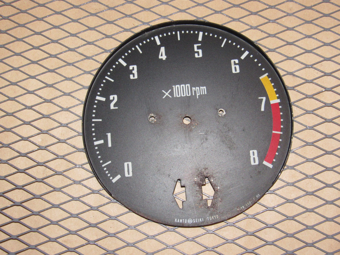 70 71 72 73 Datsun 240z OEM Tachometer Tach Rpm Meter Gauge Indicator Faceplate Cover
