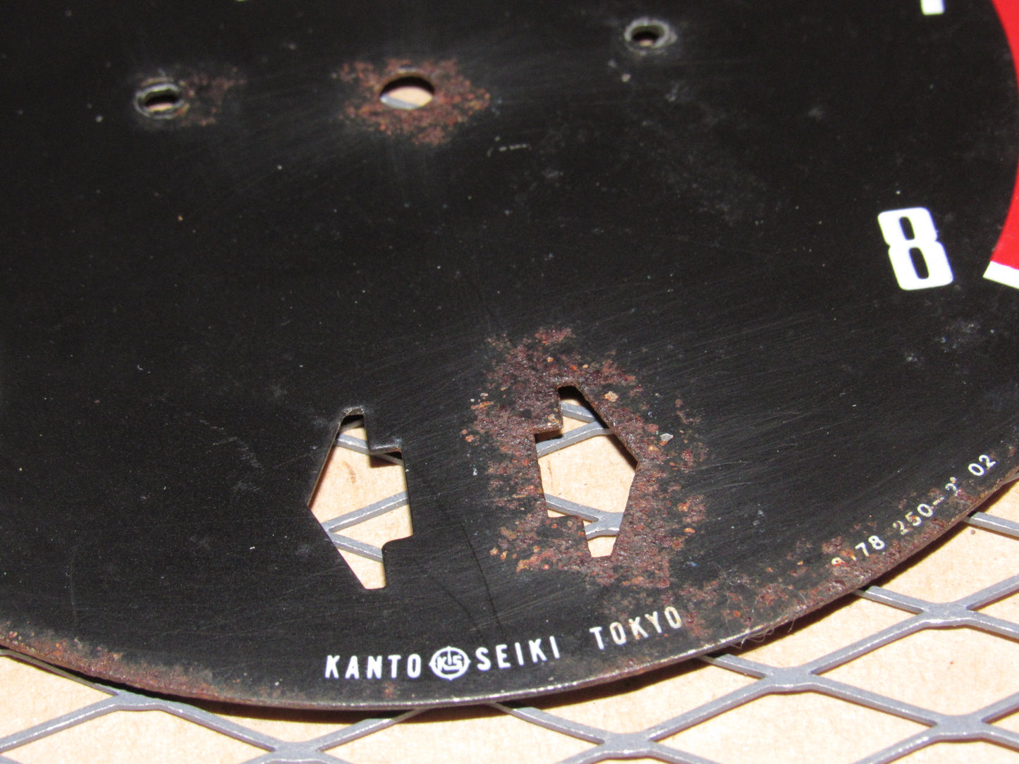 70 71 72 73 Datsun 240z OEM Tachometer Tach Rpm Meter Gauge Indicator Faceplate Cover