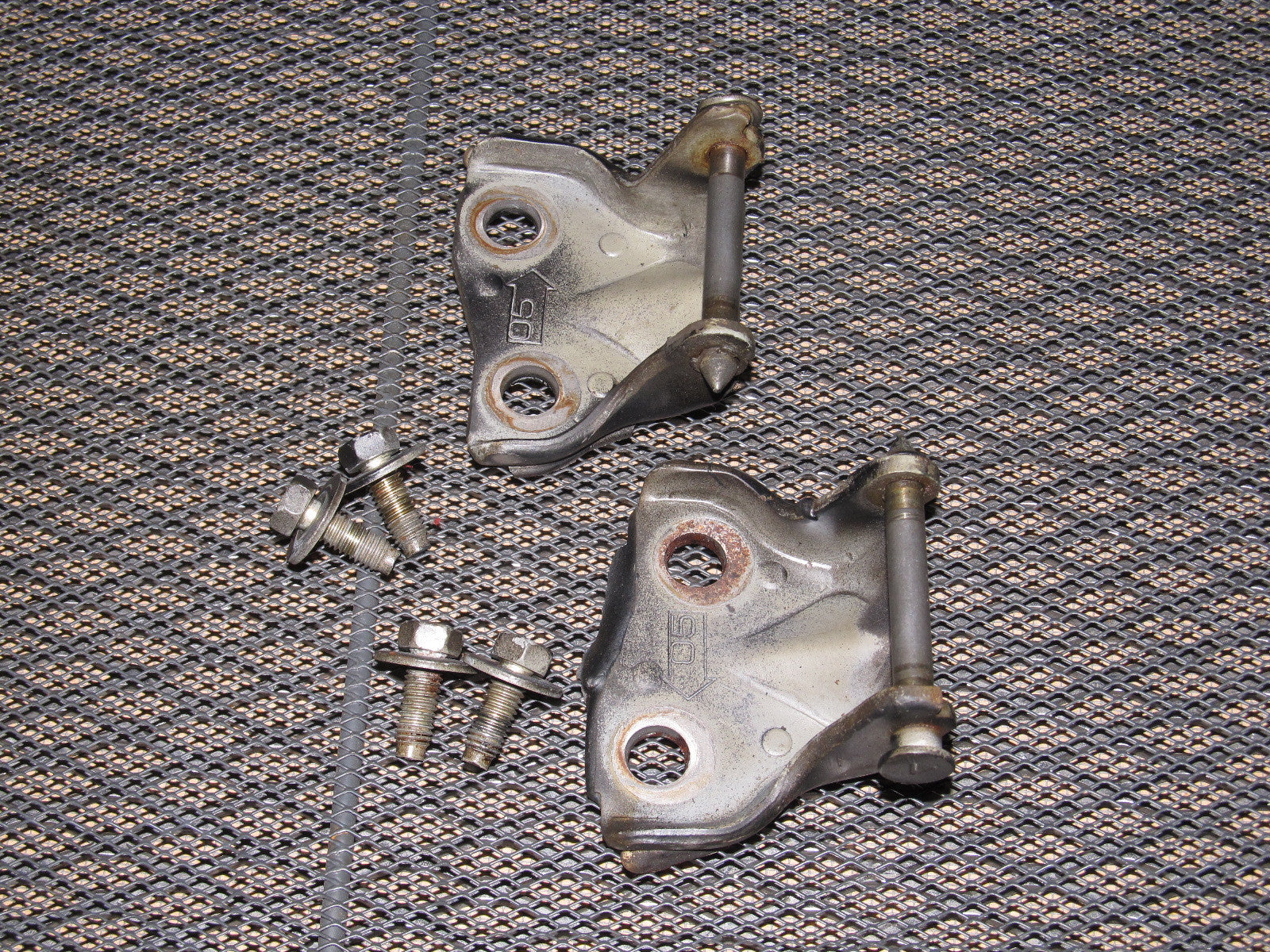 89 90 Nissan 240SX OEM Door Hinges - Left Set