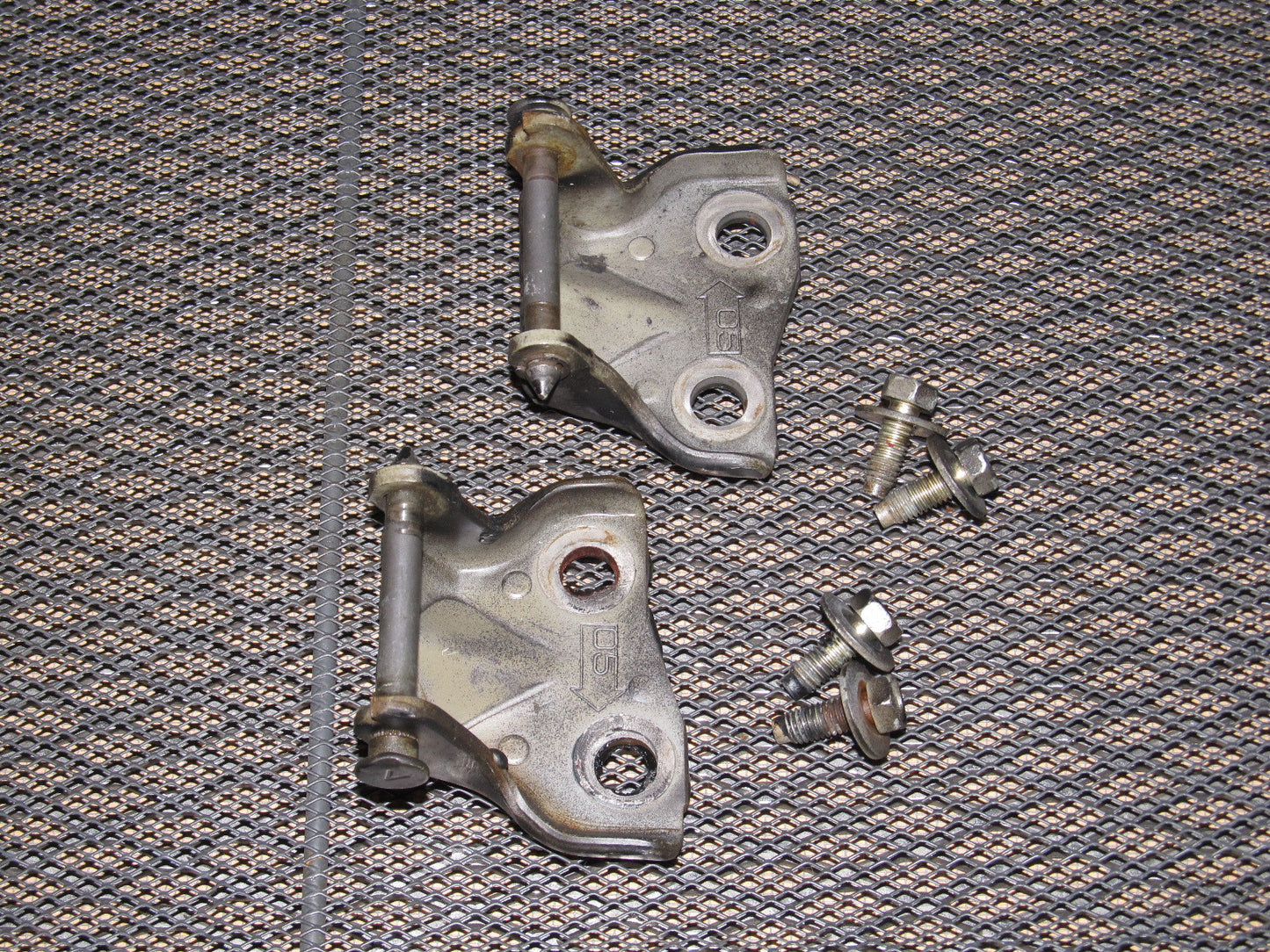 89 90 Nissan 240SX OEM Door Hinges - Right Set