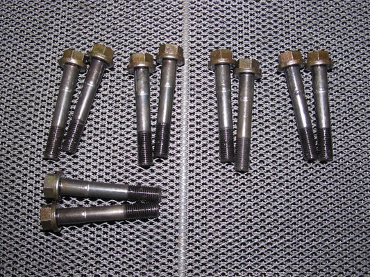 87 88 89 Toyota MR2 OEM Engine Main Bearing Cap Bolt Set - 4AGE