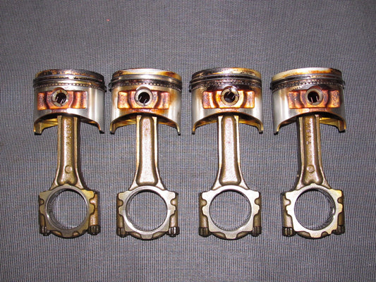 87 88 89 Toyota MR2 OEM Engine Piston Assembly Set - 4AGE