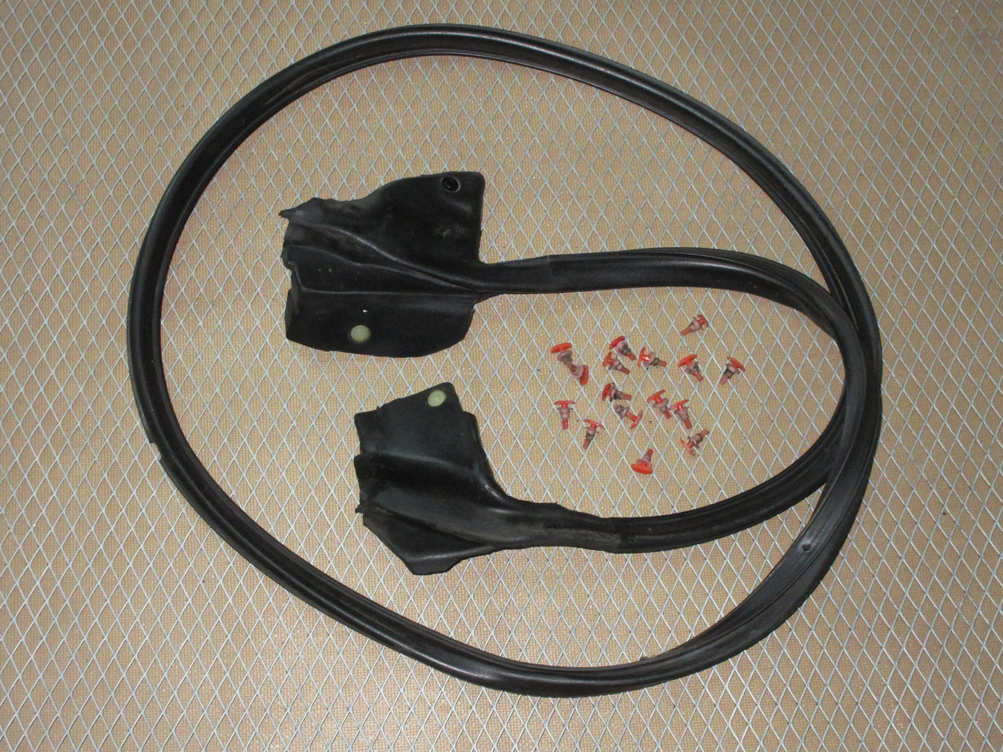 92 93 Lexus ES300 OEM Door Weather Stripping - Rear Left