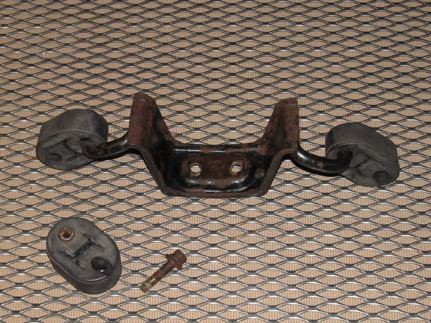 89 90 Nissan 240SX OEM Muffler Bracket & Hanger