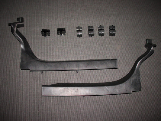 87 88 89 Toyota MR2 OEM Hood Wiring Harness Clips & Cover