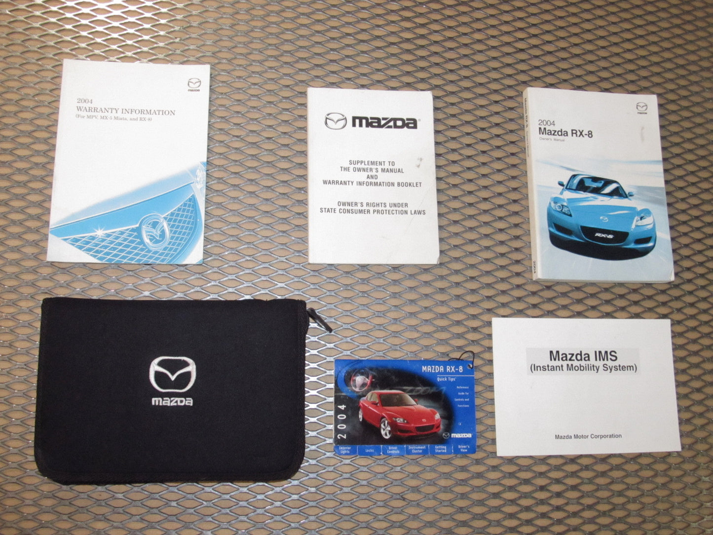 2004 Mazda RX8 Factory Owners Manual
