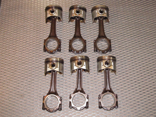 89 90 91 92 Toyota Supra OEM Piston & Connecting Rod - 7MGE Set