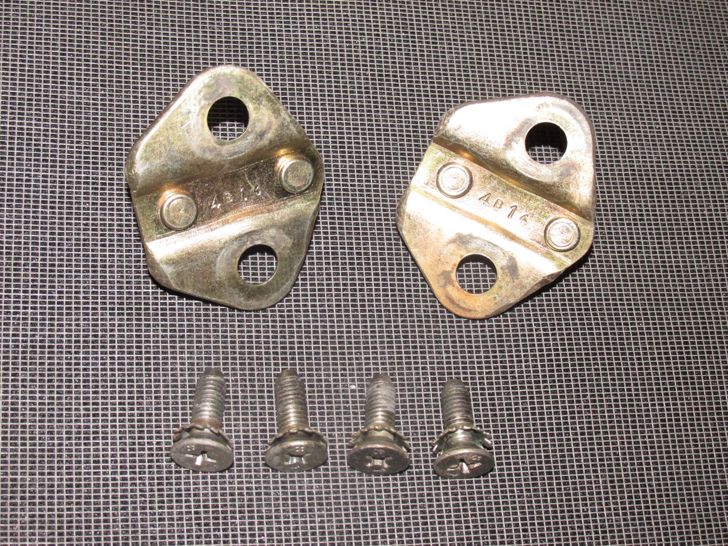 84 85 Mazda RX7 13B OEM Door Latch Striker - Set