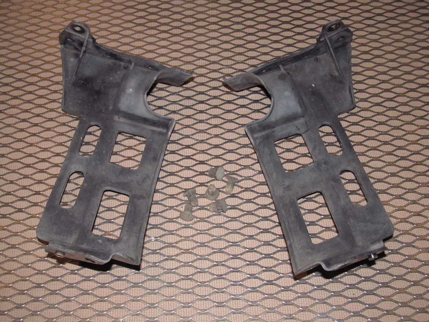 90 91 92 93 Mazda Miata OEM Front Bumper Side Bracket - Set
