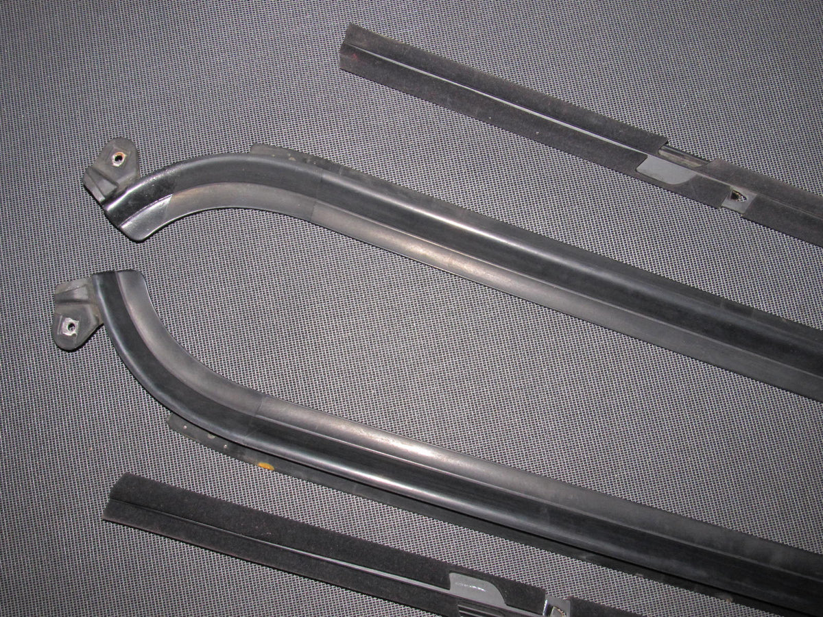 93 94 95 96 97 Honda Del Sol OEM Door Upper Moulding Guide - Set