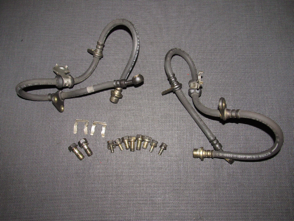 93 94 95 96 97 Honda Del Sol OEM Front Brake Hose Set