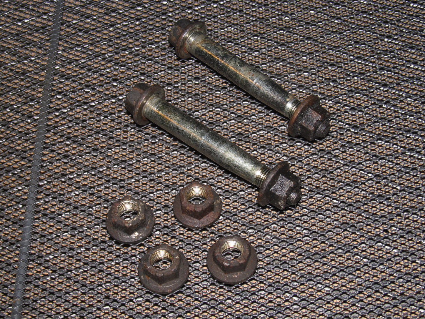 89 90 Nissan 240SX OEM Tension Torsion Rod Bolt - Front Set