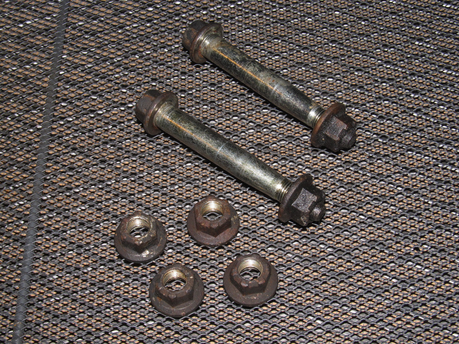 89 90 Nissan 240SX OEM Tension Torsion Rod Bolt - Front Set