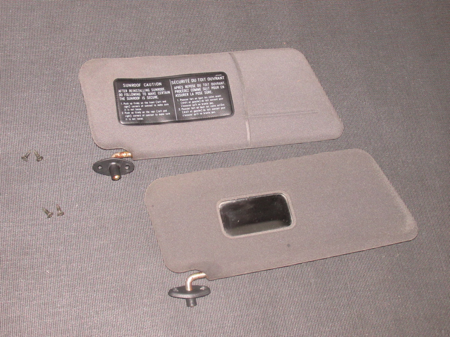84 85 Mazda RX7 13B OEM Sun Visor - Set