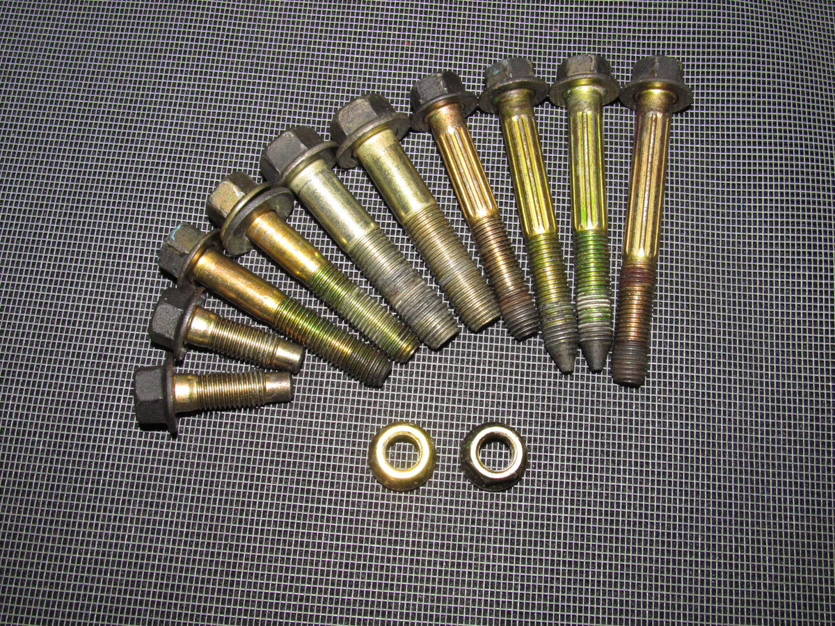93 94 95 96 97 Honda Del Sol OEM Rear Control Arm & Knuckle Bolt Set