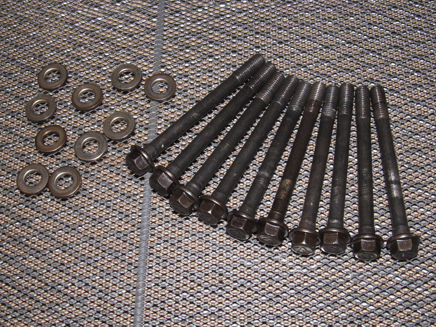 89 90 Nissan 240SX OEM Engine Cylinder Head Mounting Bolt Set