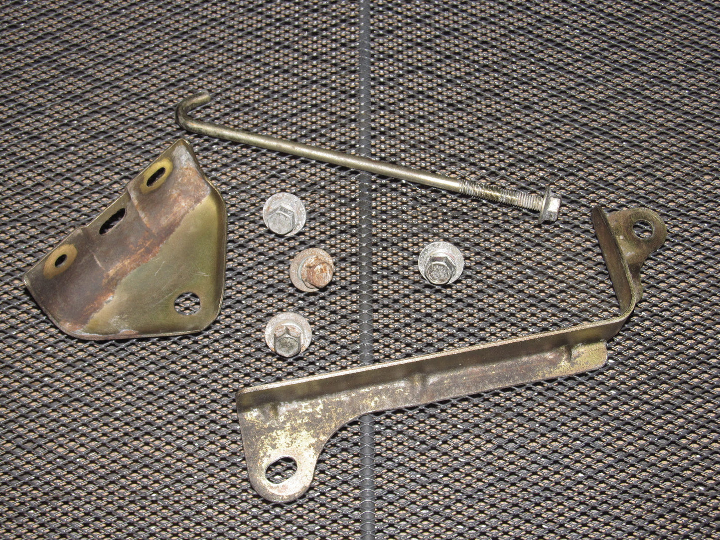 90 91 92 93 Mazda Miata OEM Battery Bracket & Rod