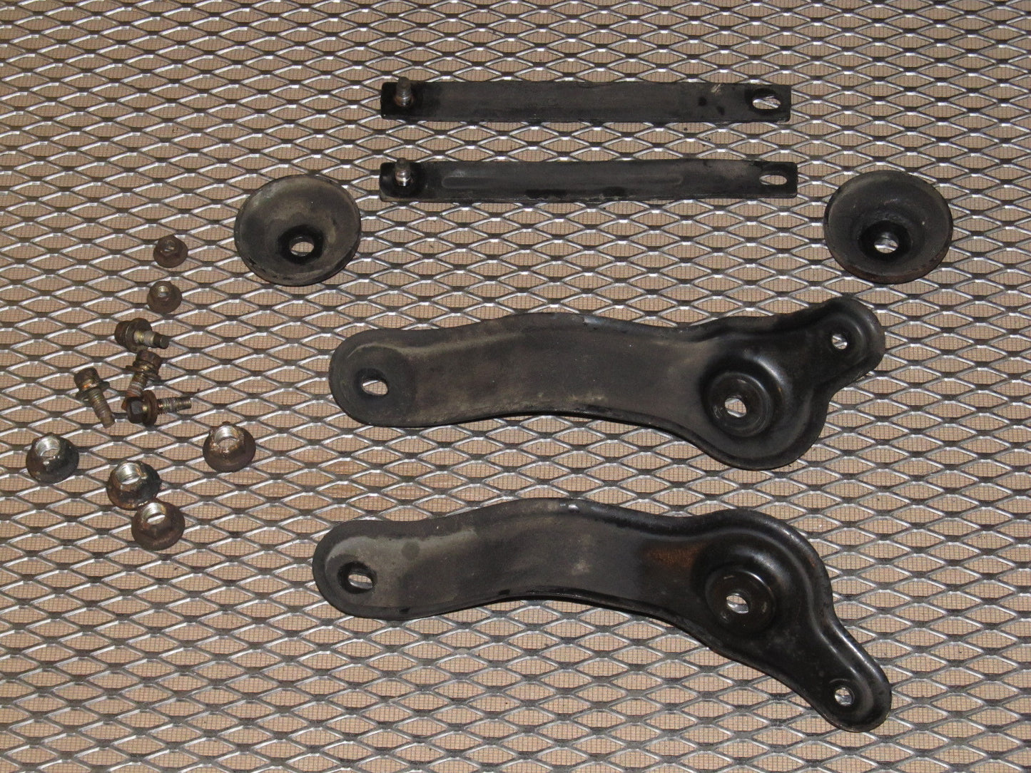 89 90 Nissan 240SX OEM Rear Sub Frame Bracket Set