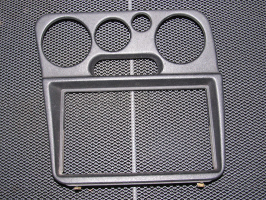95-99 Mitsubishi Eclipse OEM Black Stereo Radio Bezel Trim