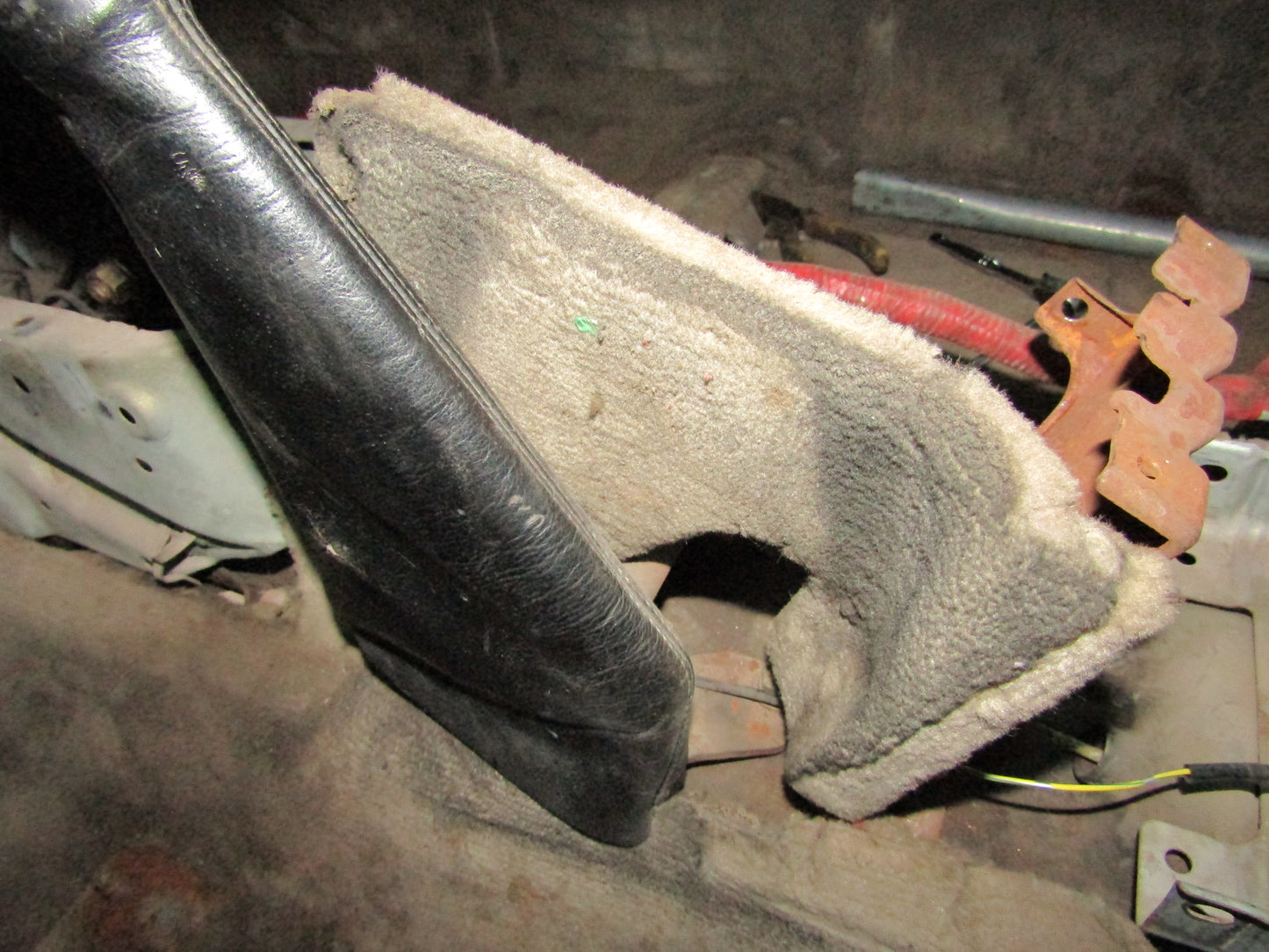 94 95 96 97 Mitsubishi 3000GT OEM Parking Brake Handle Console Carpet Cover