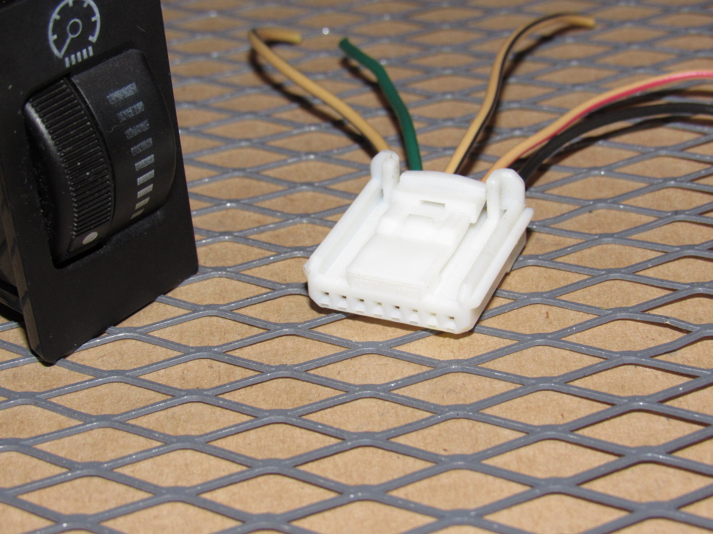 03-08 Toyota Corolla OEM illumination Dimmer Light Switch Pigtail Harness Connector