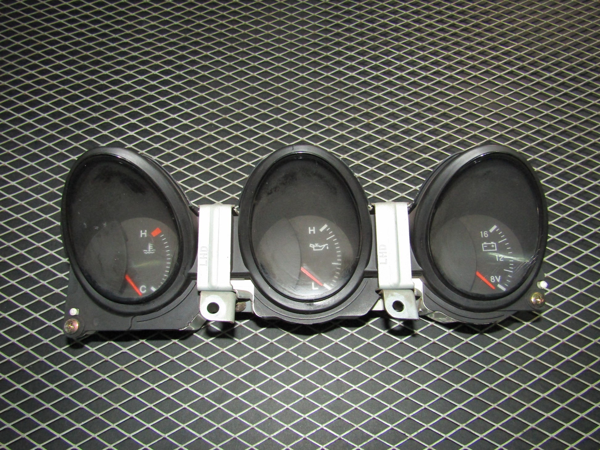 94 95 96 97 Mitsubishi 3000GT OEM Dash Temperature Oil & Battery Gauge