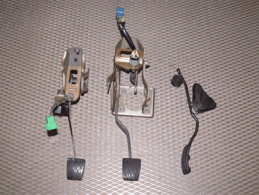 85 86 Toyota MR2 OEM Gas Brake & Clutch Pedal - M/T